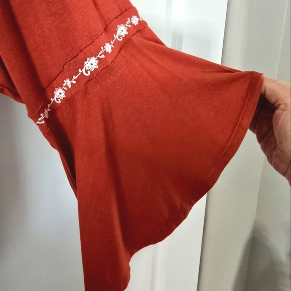 NWT Torrid Rust Boho Top Size 3x - Picture 4 of 6